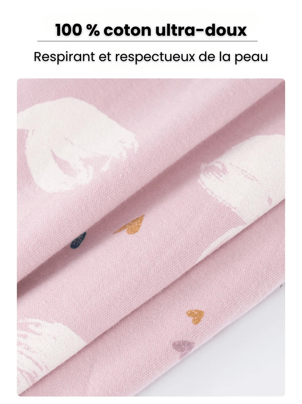 sac couchage 100% coton