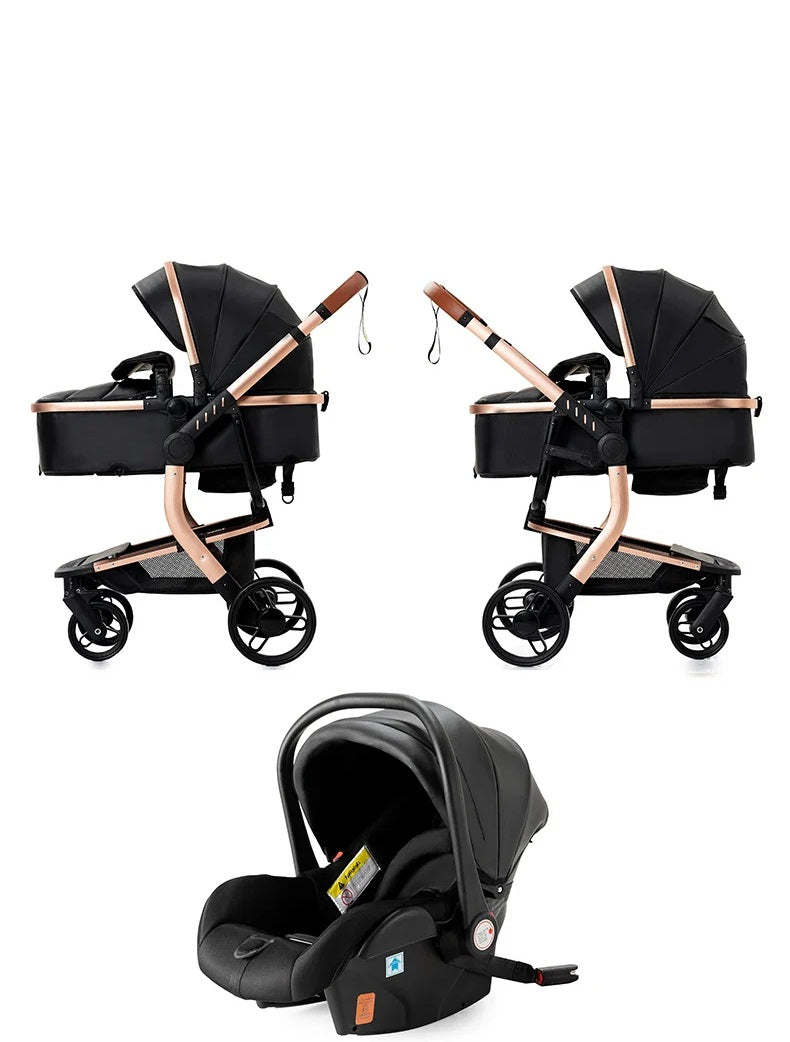 MAGIC | Poussette Bébé 3 en 1 Multifonction Légère et Réversible