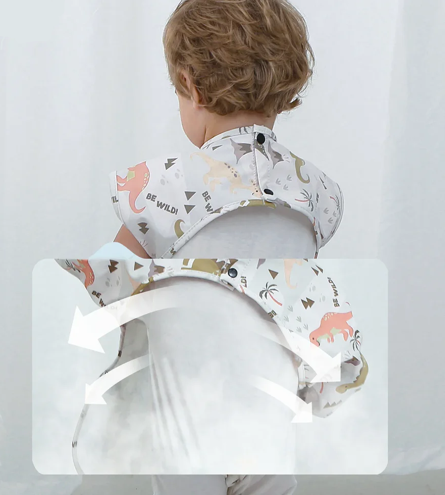 Bavoir bébé dos ouvert