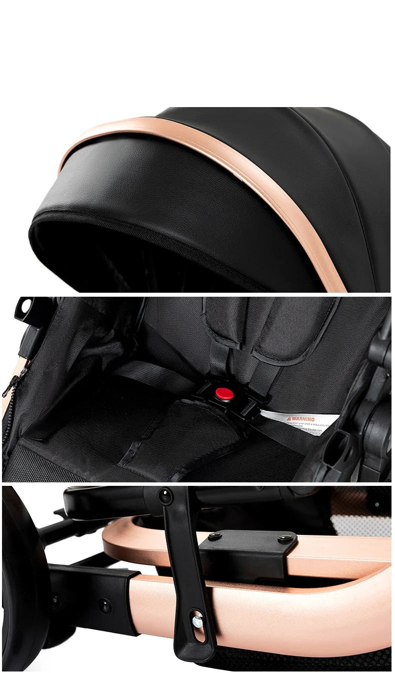 MAGIC | Poussette Bébé 3 en 1 Multifonction Légère et Réversible