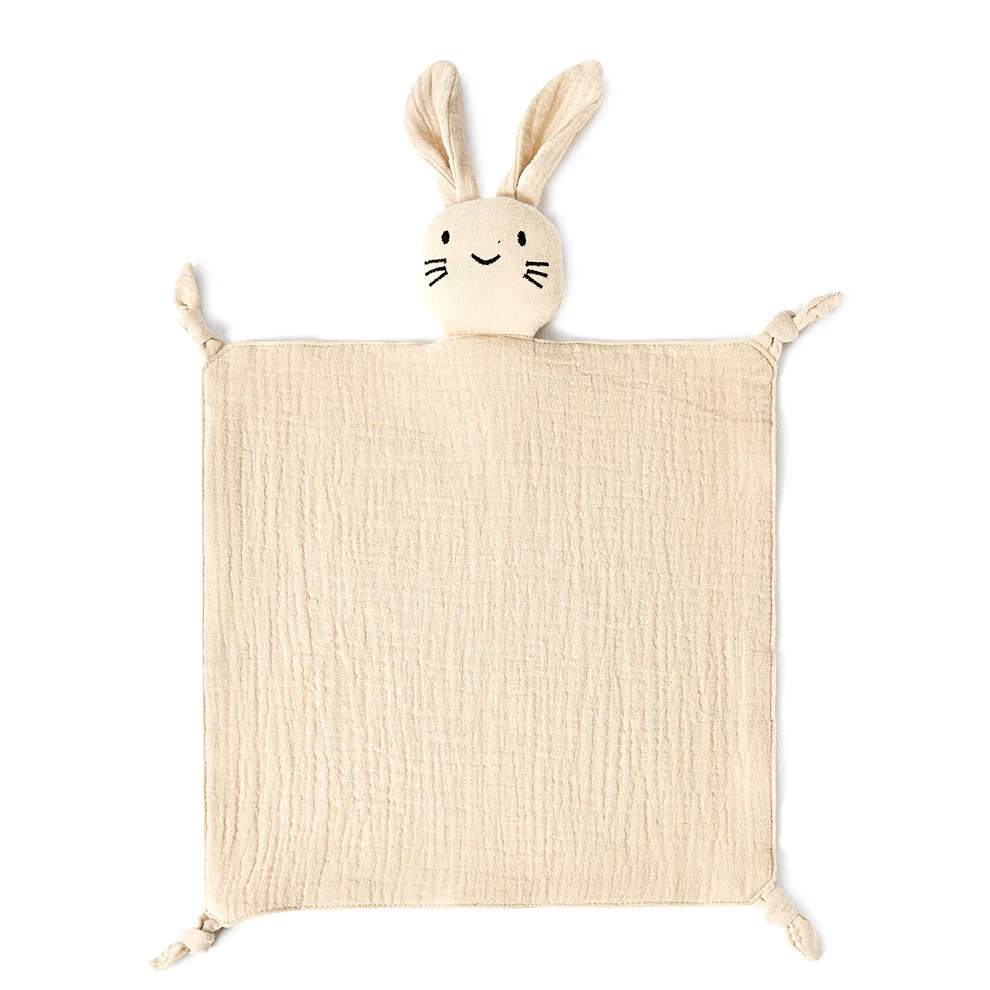 Doudou bébé doux en forme de lapin