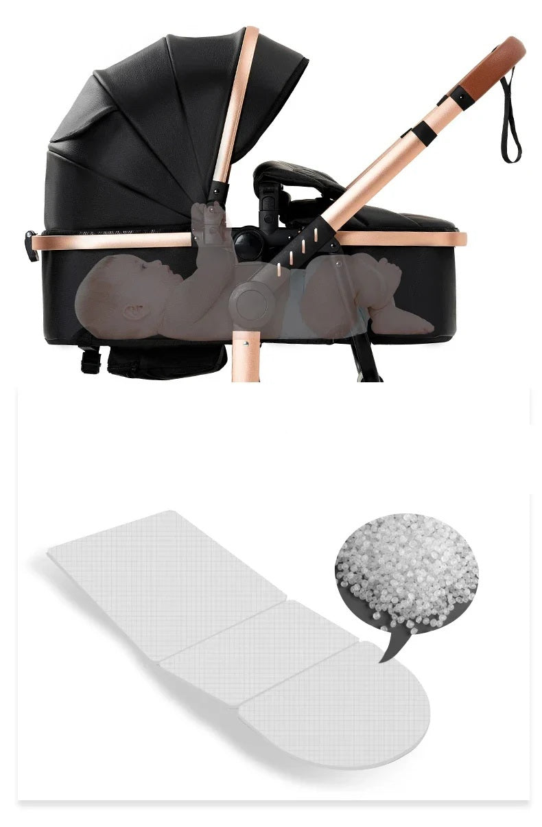 MAGIC | Poussette Bébé 3 en 1 Multifonction Légère et Réversible