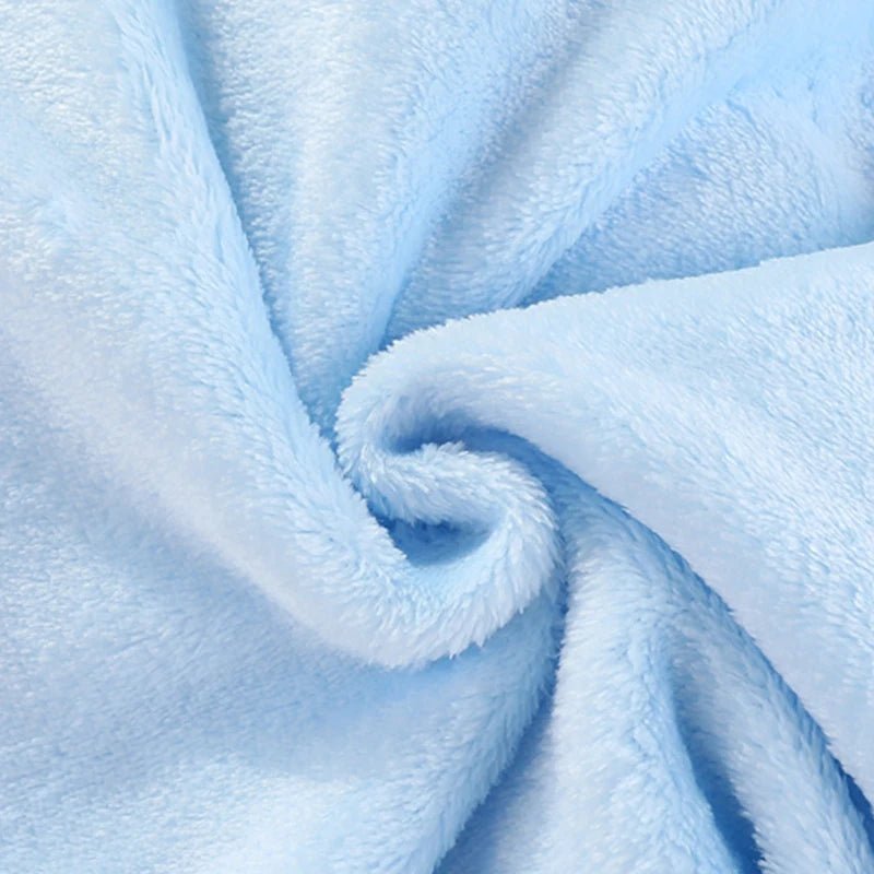 Sac de couchage pour bébé motif ours en flanelle douce hiver couverture bébé