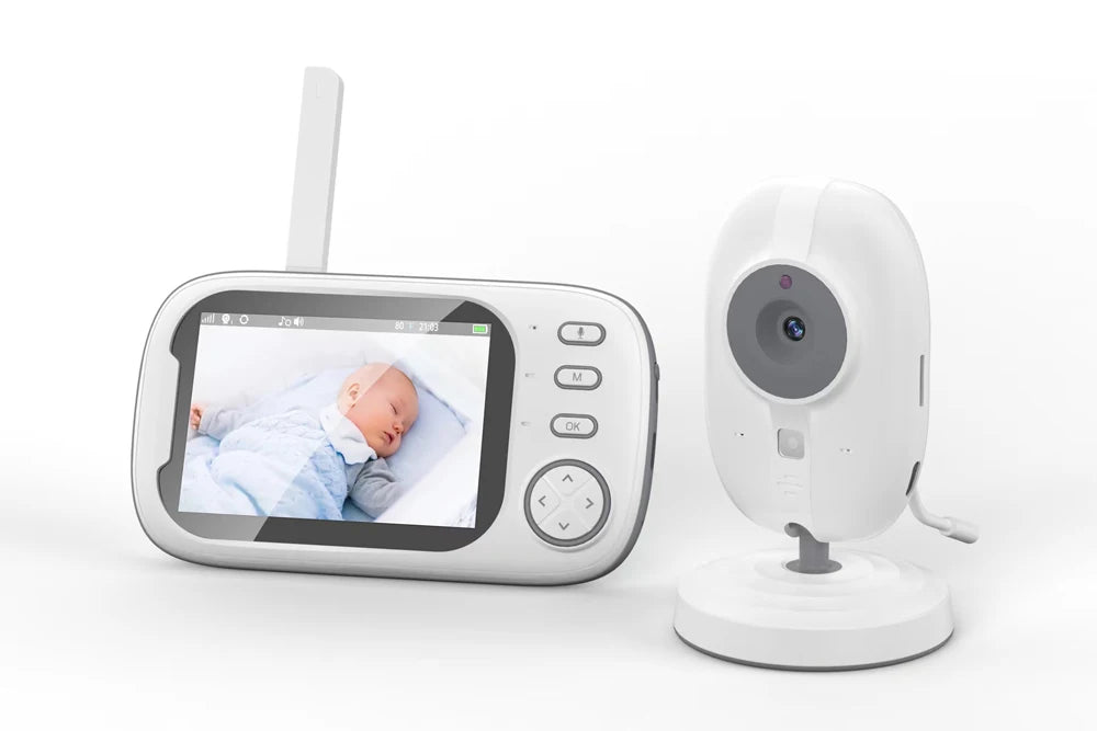 Caméra de sécurité bébé avec micro anti-bruit et mode VOX pour activation sonore