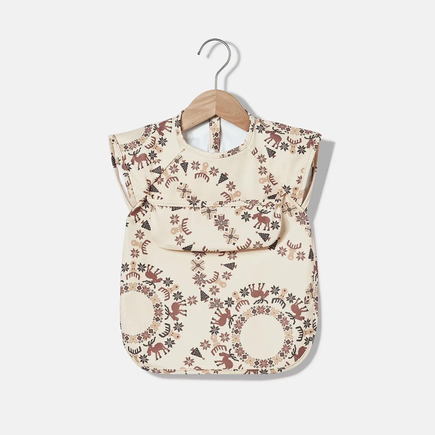 BIBFIT Bavoir Bébé Imperméable avec Poche - Baby Daisy