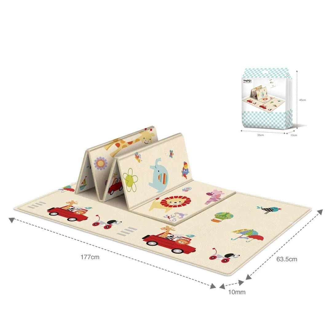 Tapis de jeu compact et facile à transporter avec sac