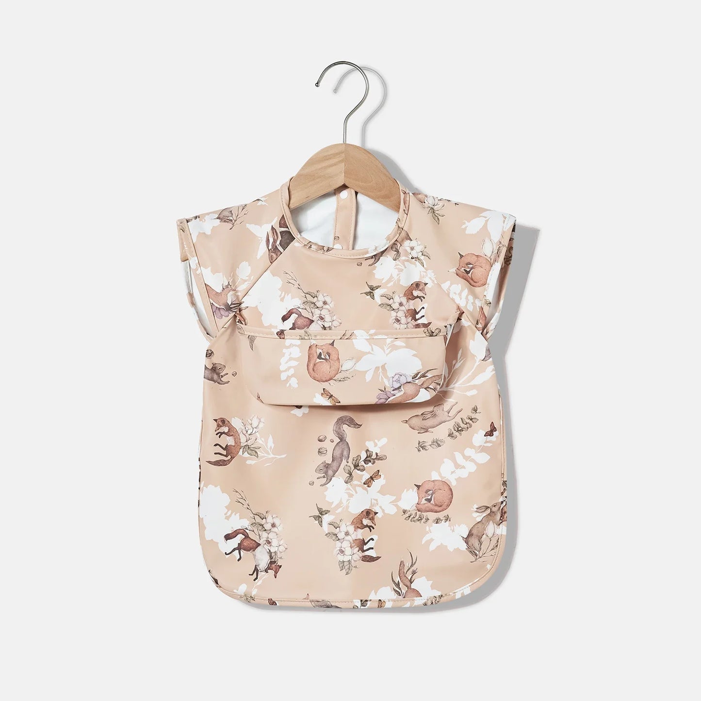 BIBFIT Bavoir Bébé Imperméable avec Poche - Baby Daisy