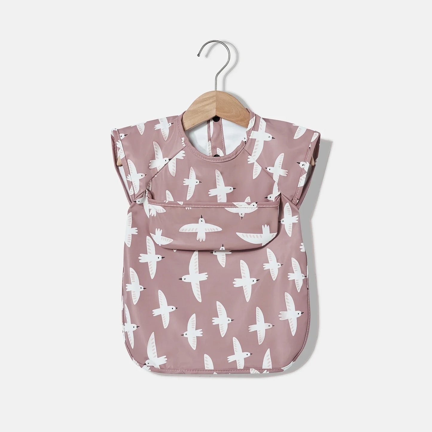 BIBFIT Bavoir Bébé Imperméable avec Poche - Baby Daisy