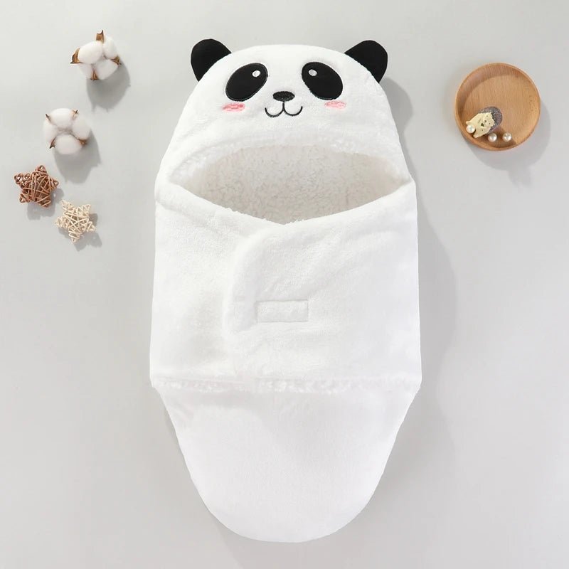 Sac de couchage bébé motif panda en flanelle