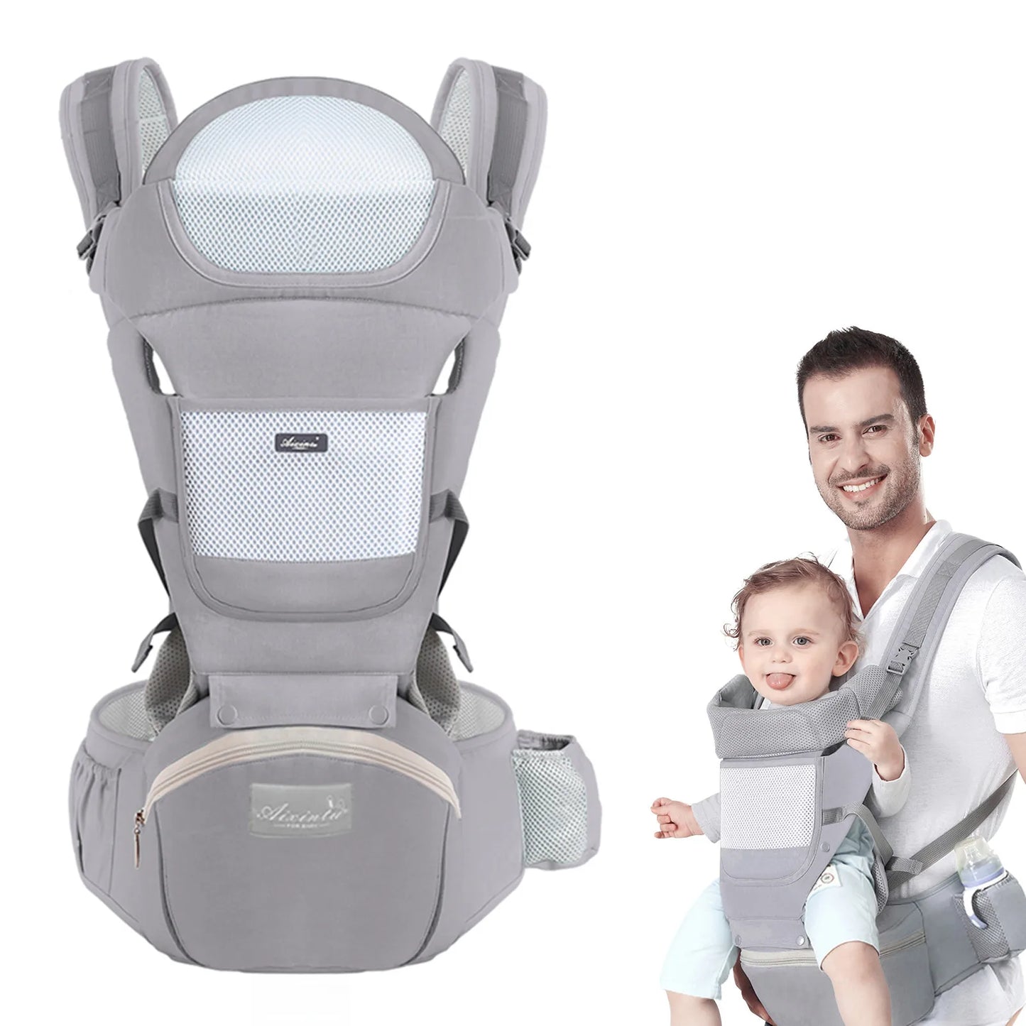 ERGO Porte-Bébé Ergonomique | Siège Hanches Ajustable pour Bébé - Baby Daisy