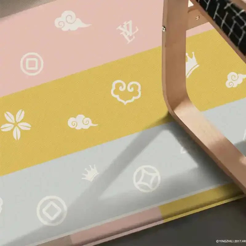 Tapis pliable pour bébé avec motifs colorés