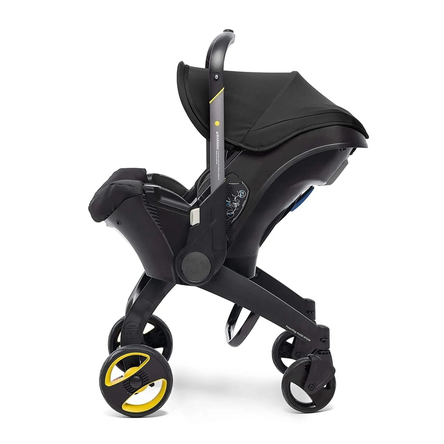 Poussette légère 4 en 1 pour bébé – Siège auto sécurisé, berceau, panier et chariot | KOZY