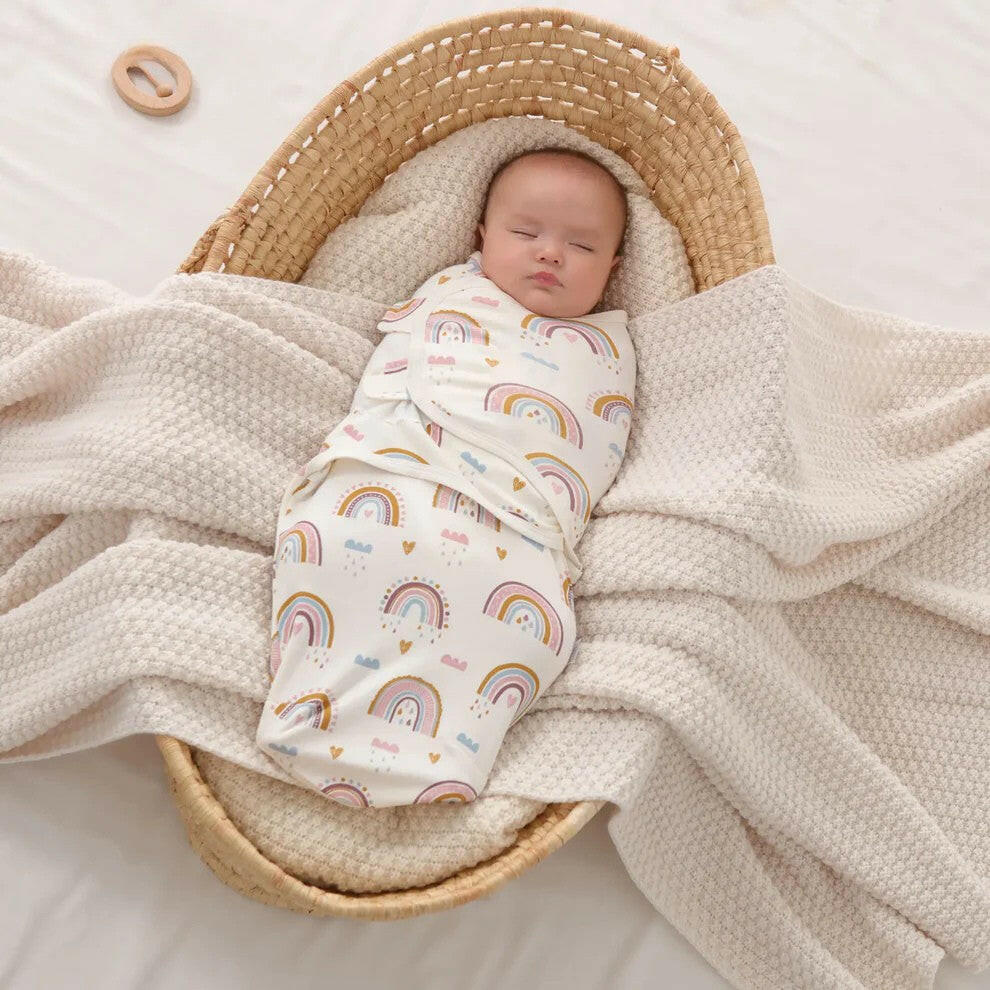 Couverture swaddle bébé cocoon en coton doux