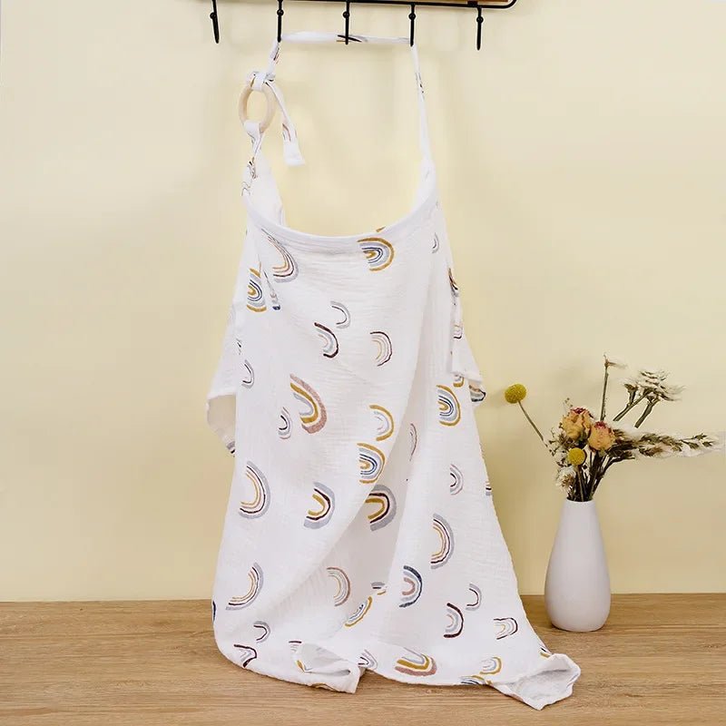 Protection d’allaitement pour maman et bébé et couverture de poussette