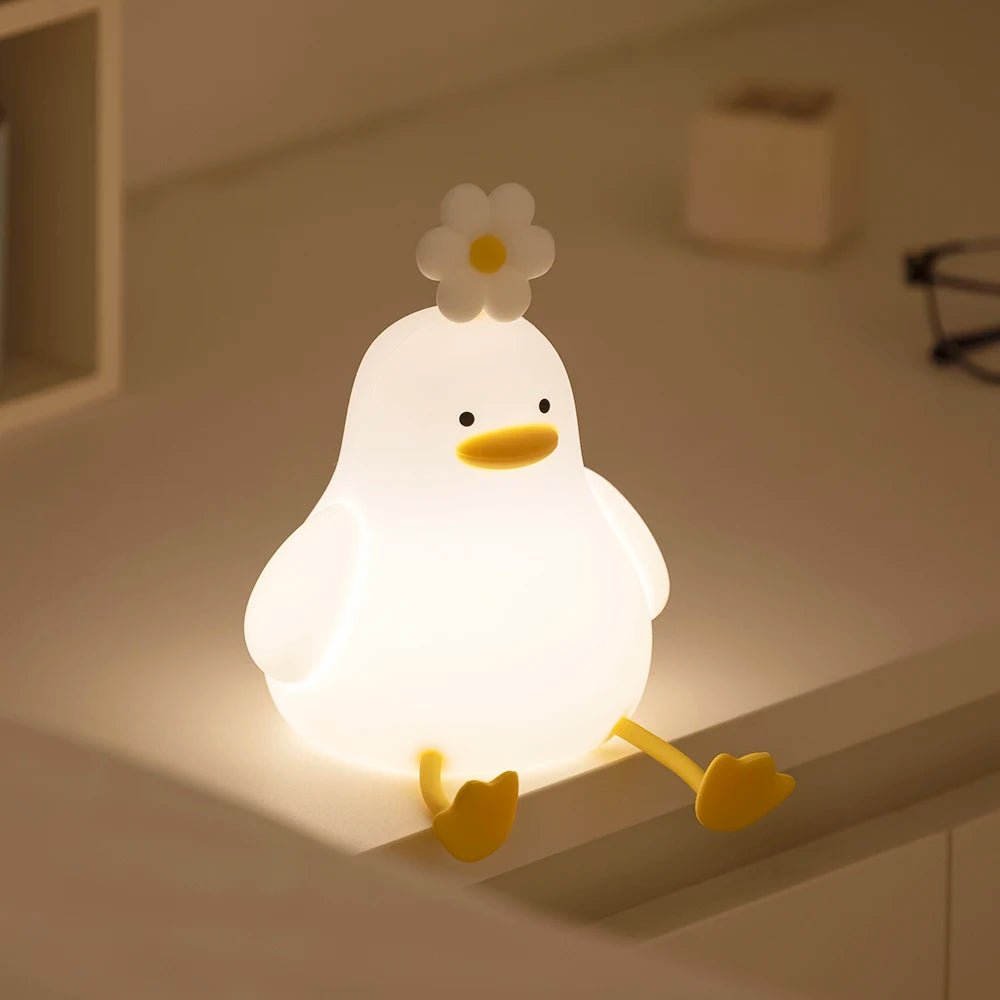 Veilleuse LED en silicone pour bébé | Commande Tactile - Baby Daisy