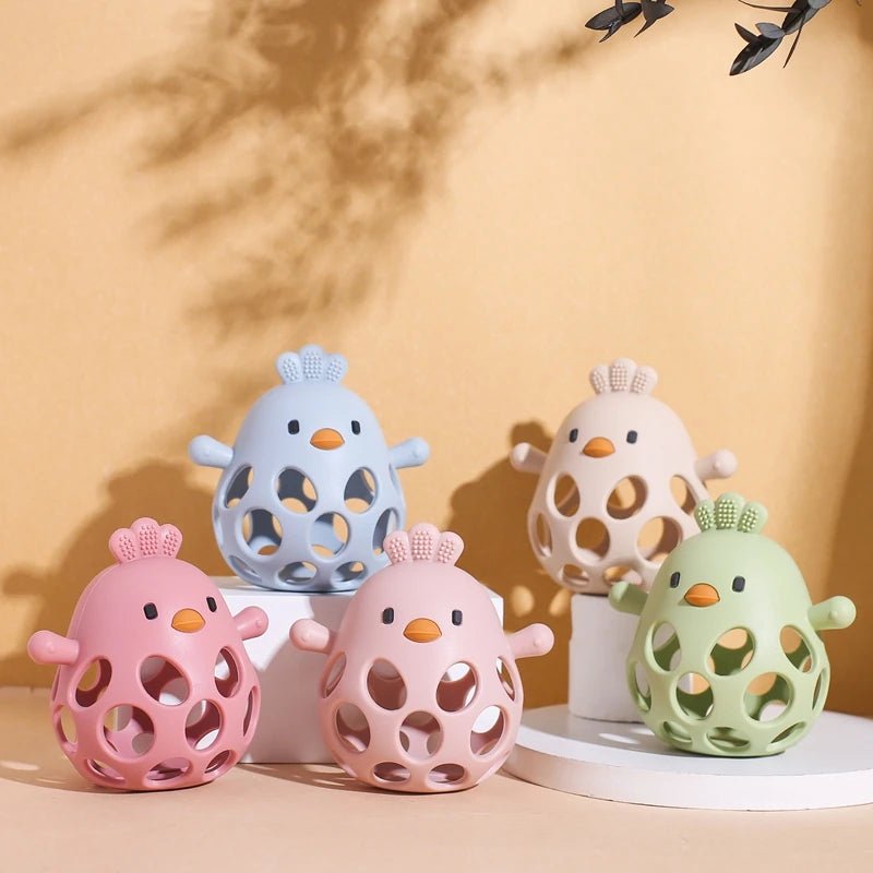 Anneau de Dentition Poussin Silicone pour bébé