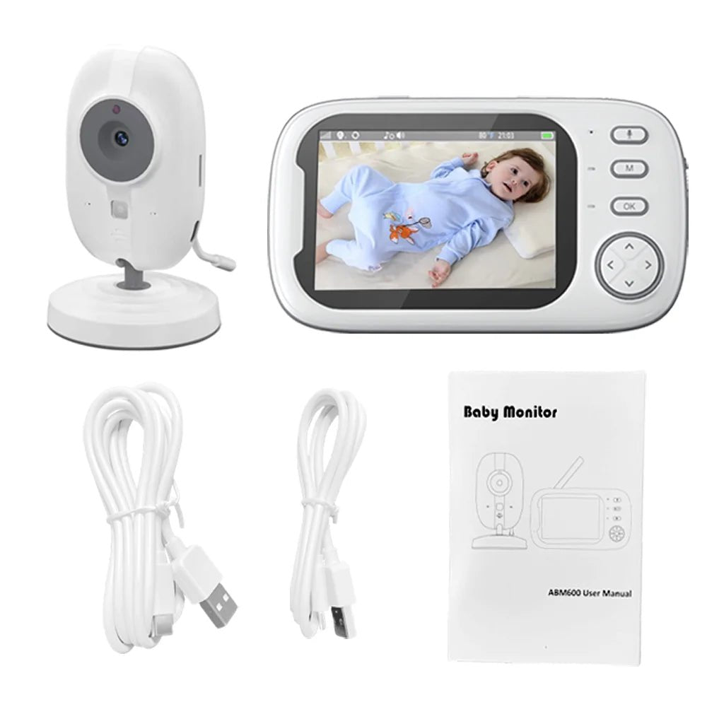 Caméra de surveillance pour bébé avec audio bidirectionnel et détection de température