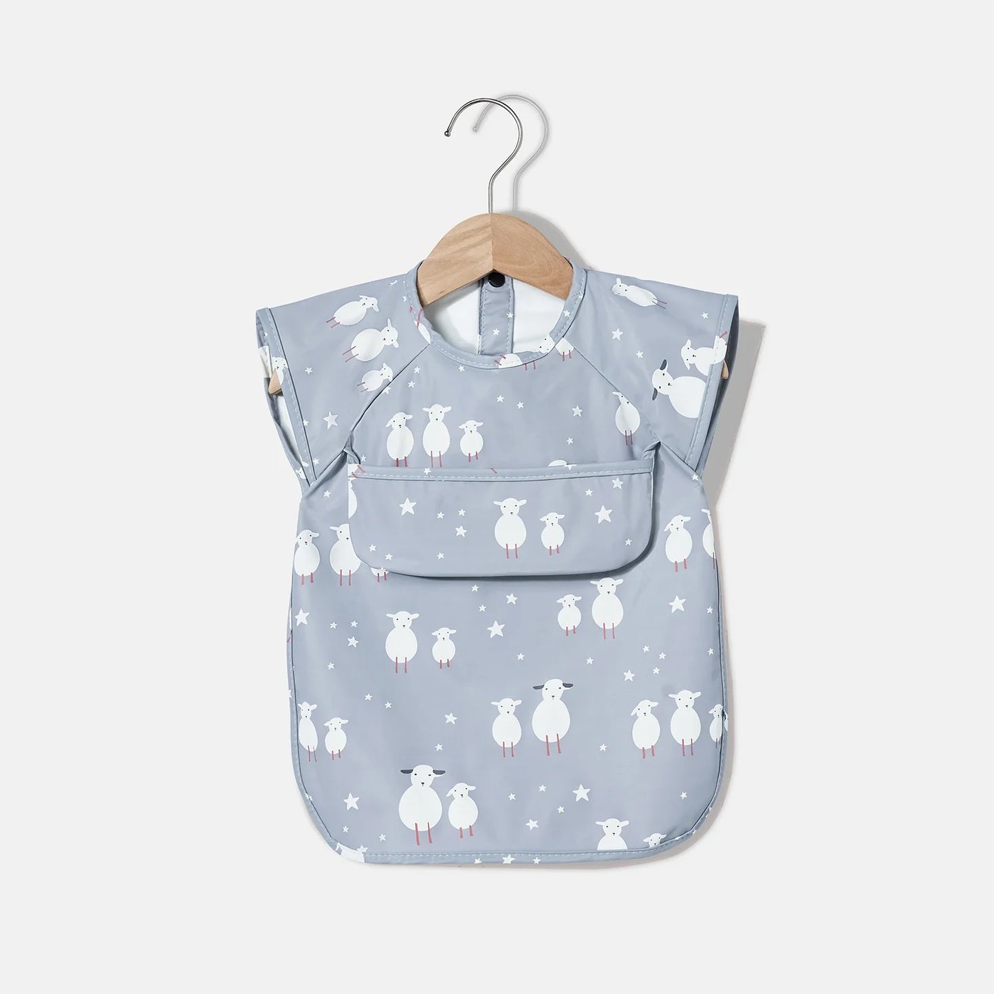 BIBFIT Bavoir Bébé Imperméable avec Poche - Baby Daisy