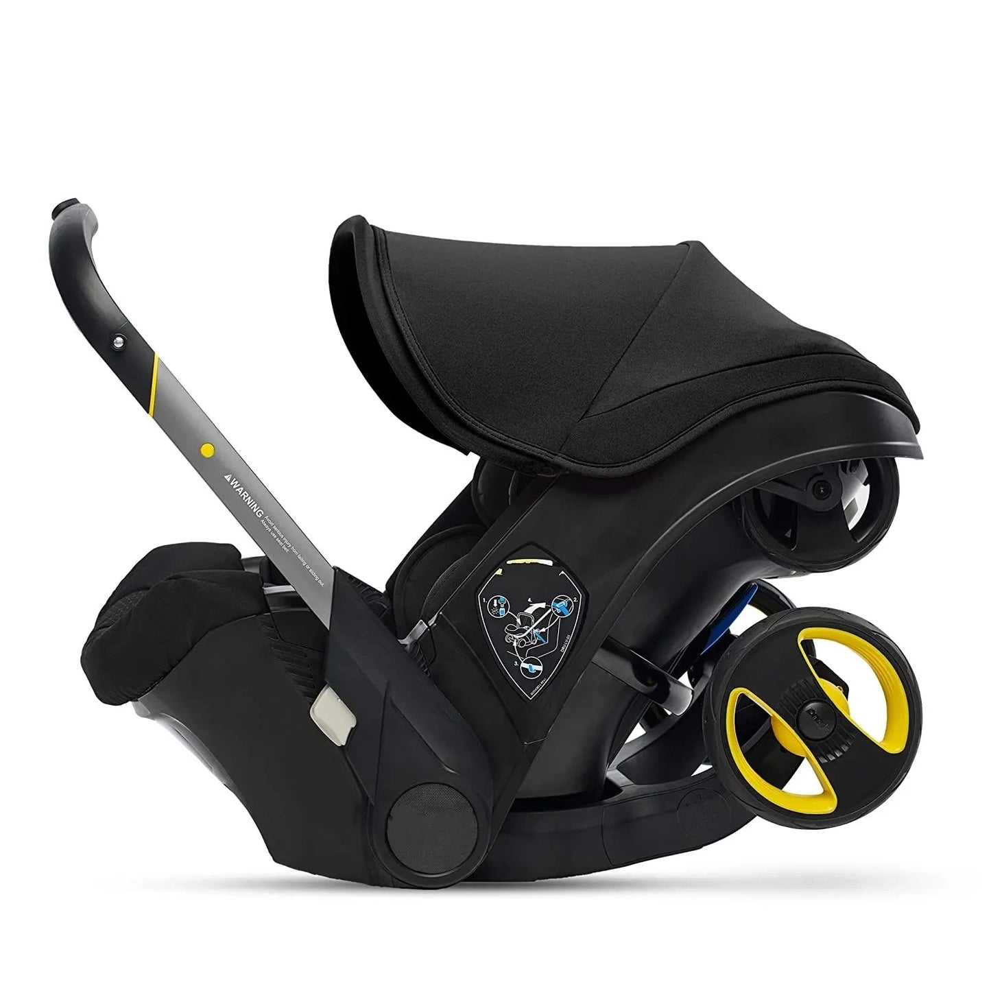 Poussette légère 4 en 1 pour bébé – Siège auto sécurisé, berceau, panier et chariot | KOZY