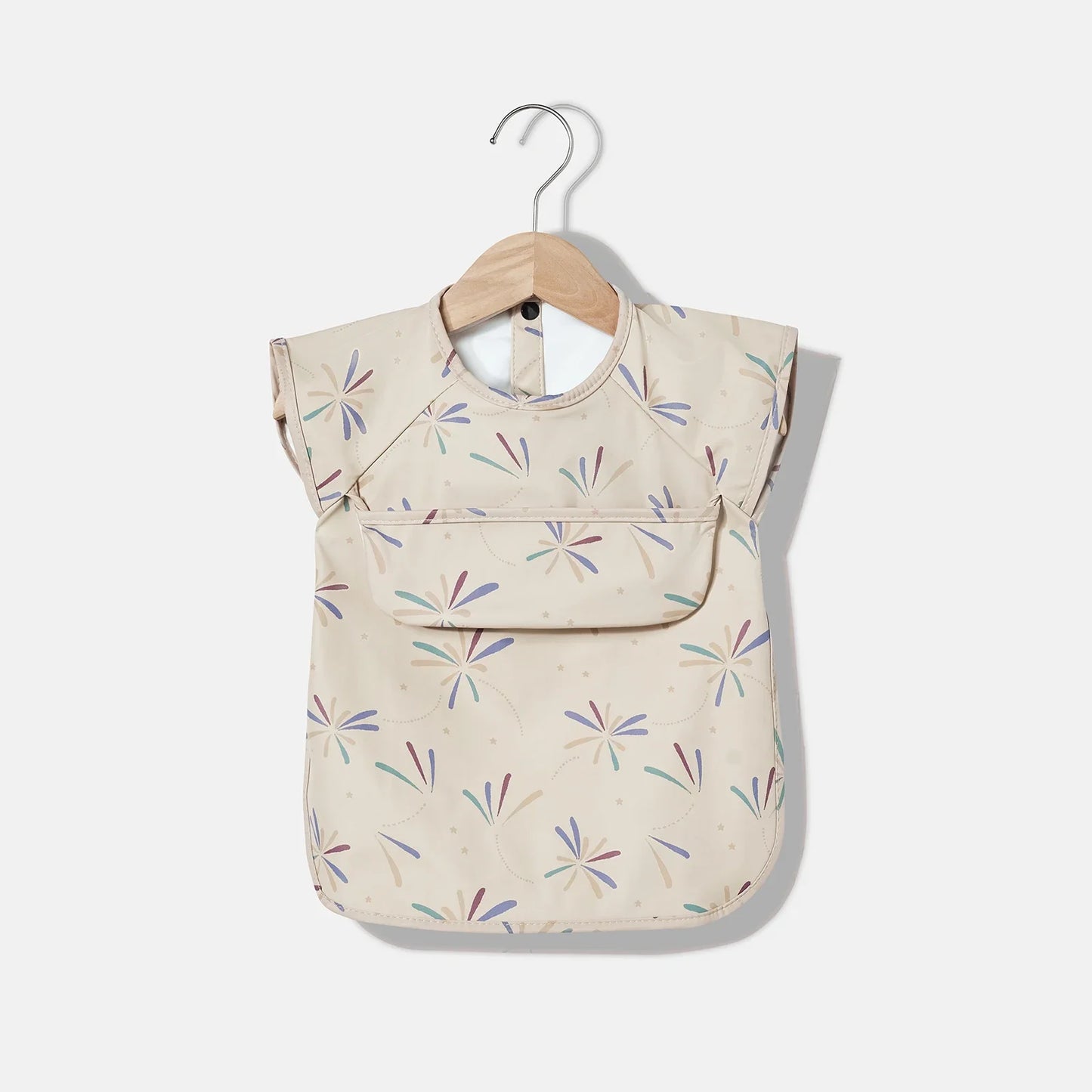 BIBFIT Bavoir Bébé Imperméable avec Poche - Baby Daisy