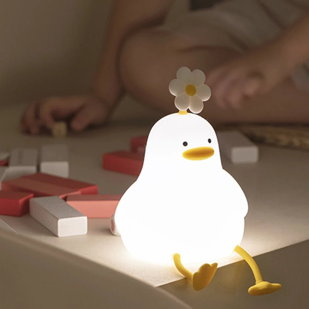 Veilleuse LED en silicone pour bébé | Commande Tactile - Baby Daisy
