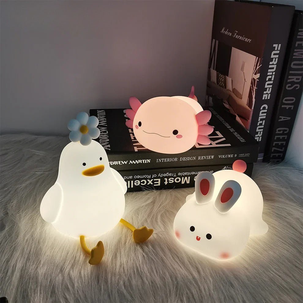 Veilleuse LED en silicone pour bébé | Commande Tactile - Baby Daisy