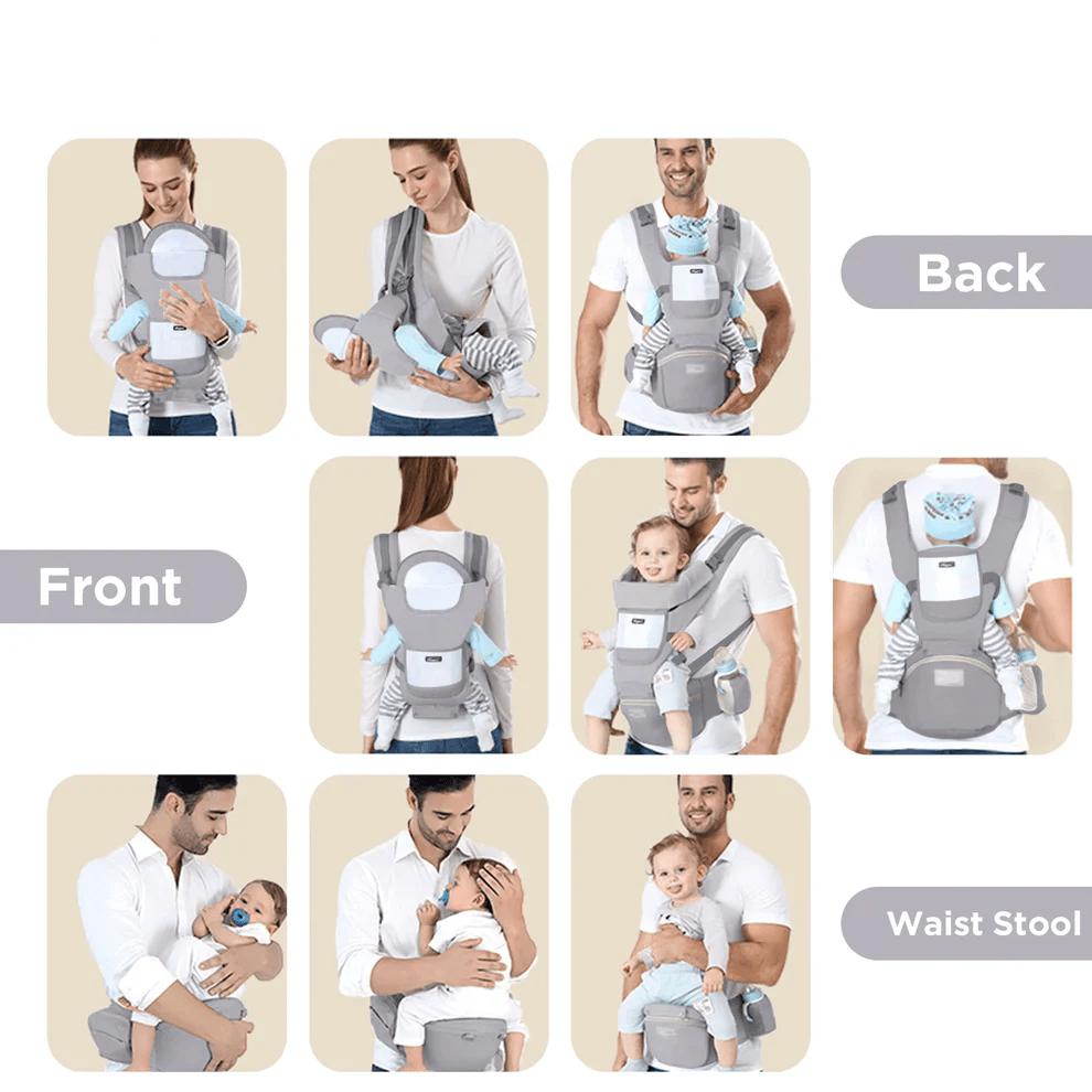 ERGO Porte-Bébé Ergonomique | Siège Hanches Ajustable pour Bébé - Baby Daisy
