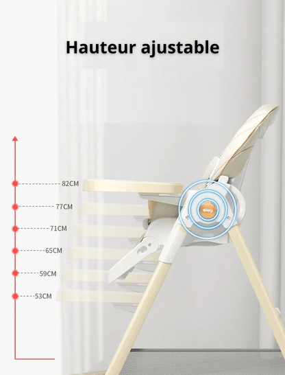 Chaise haute ajustable
