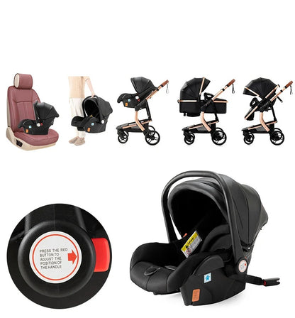 MAGIC | Poussette Bébé 3 en 1 Multifonction Légère et Réversible