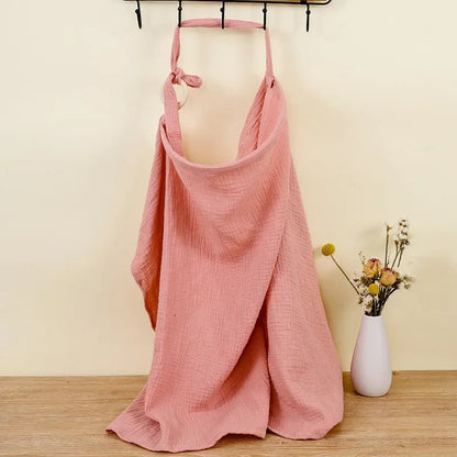 Couverture rose de maternité pour allaitement discret