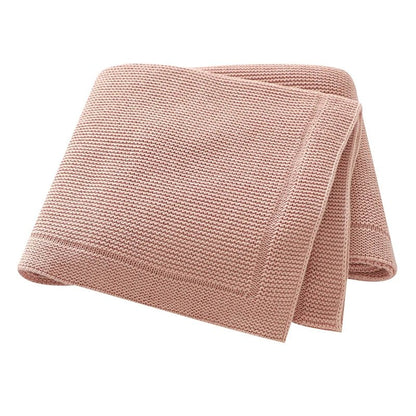 couverture Bébé 4 Saisons en Coton – Douce, Respirante & Multifonction rose