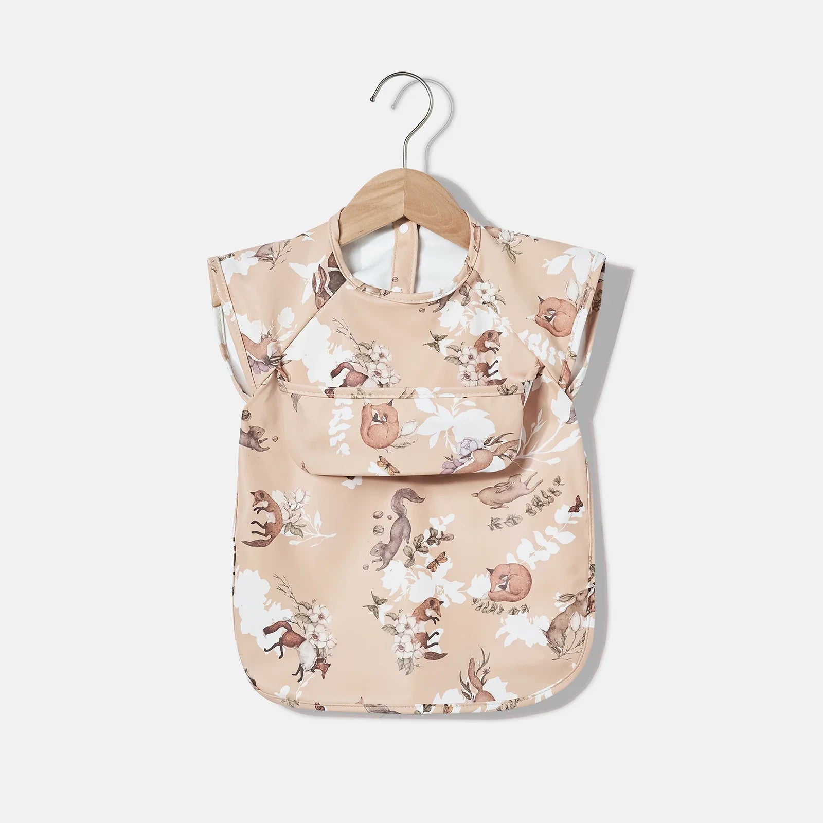 BIBFIT Bavoir Bébé Imperméable avec Poche - Baby Daisy