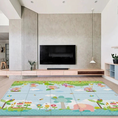 Tapis de jeu pour bébé facile à plier et transporter