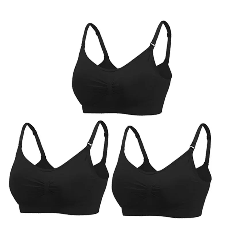 Lot de 3 Soutiens-Gorge d'Allaitement noir
