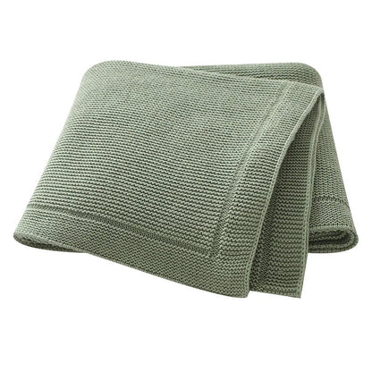 couverture Bébé 4 Saisons en Coton – Douce, Respirante & Multifonction vert