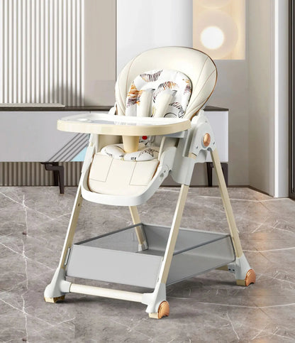 Chaise repas bébé blanche
