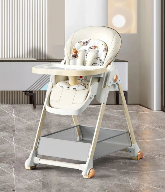 Chaise repas bébé blanche