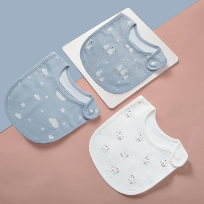 Bavoir bébé en coton 100% unisexe