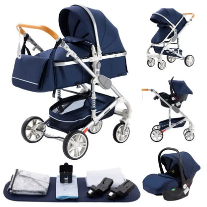 Poussette 3-en-1 – Nacelle, Siège Auto et Poussette Tout-en-Un | TRIO