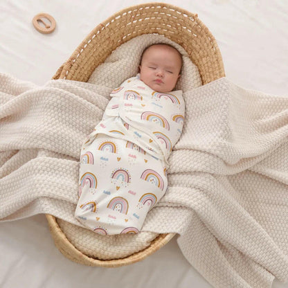 Couverture swaddle bébé cocoon en coton doux 