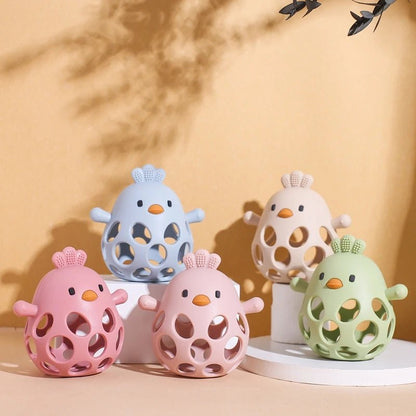 Anneau de Dentition Poussin Silicone pour bébé