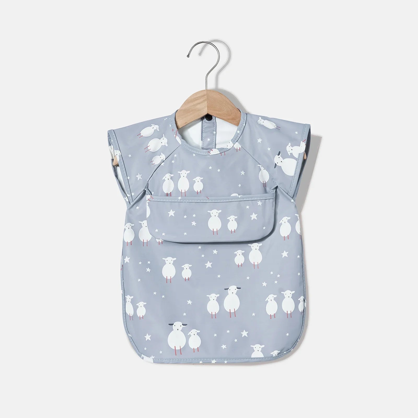 BIBFIT Bavoir Bébé Imperméable avec Poche - Baby Daisy