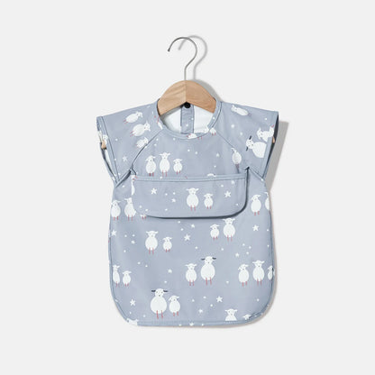 BIBFIT Bavoir Bébé Imperméable avec Poche - Baby Daisy