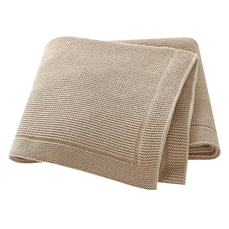 couverture Bébé 4 Saisons en Coton – Douce, Respirante & Multifonction beige