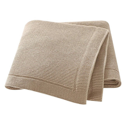 couverture Bébé 4 Saisons en Coton – Douce, Respirante & Multifonction beige