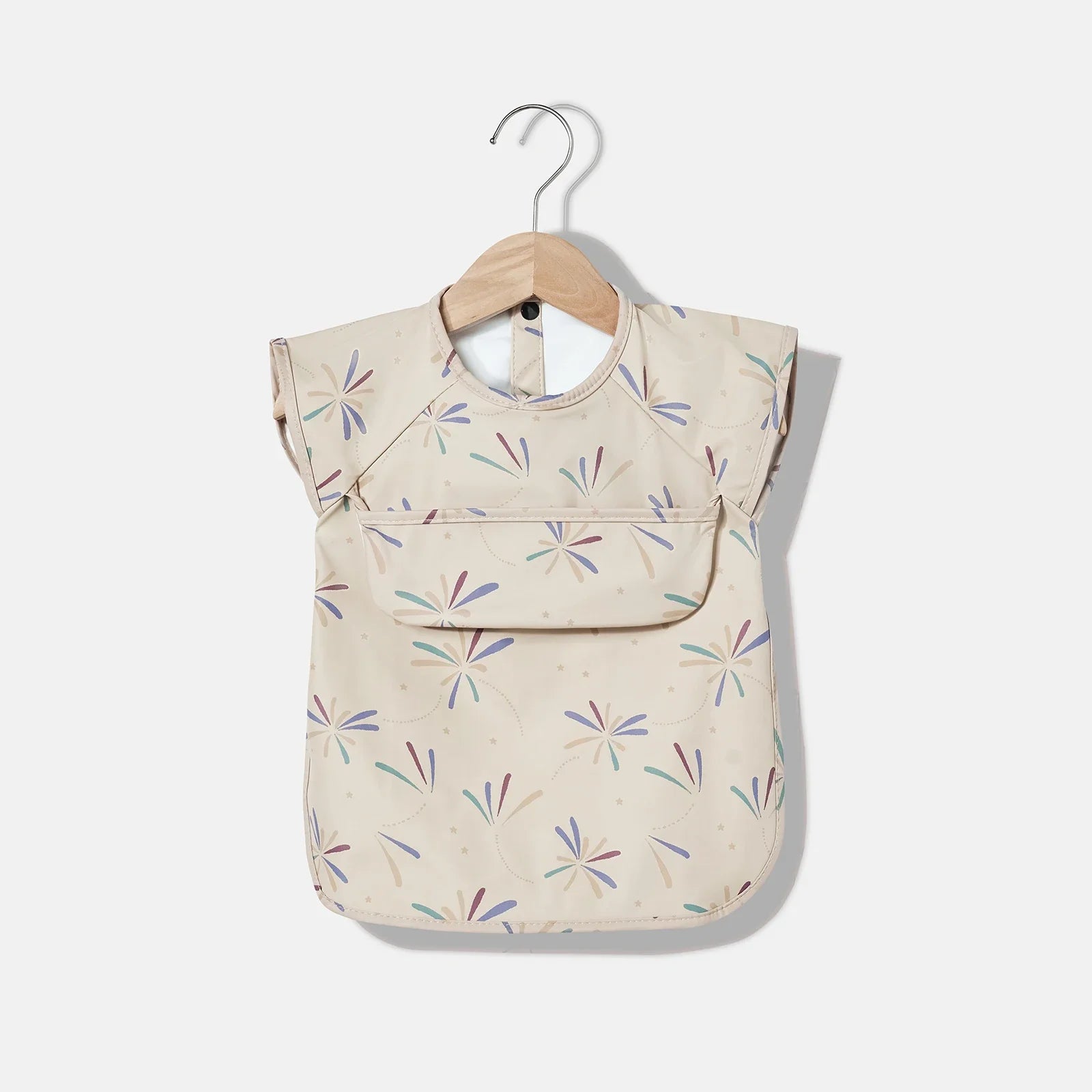 BIBFIT Bavoir Bébé Imperméable avec Poche - Baby Daisy