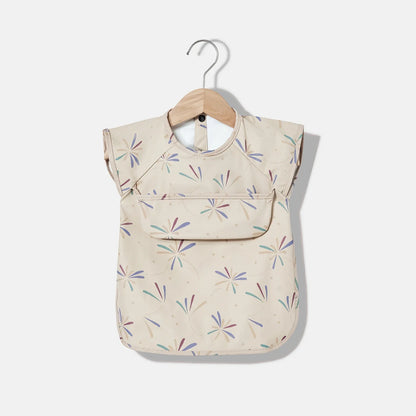BIBFIT Bavoir Bébé Imperméable avec Poche - Baby Daisy
