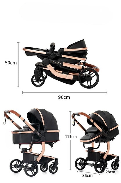 MAGIC | Poussette Bébé 3 en 1 Multifonction Légère et Réversible