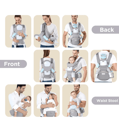 ERGO Porte-Bébé Ergonomique | Siège Hanches Ajustable pour Bébé - Baby Daisy